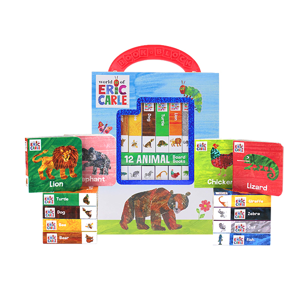 World of Eric Carle, My First Library Animal Board Book Block 12 Book Set - 보드북