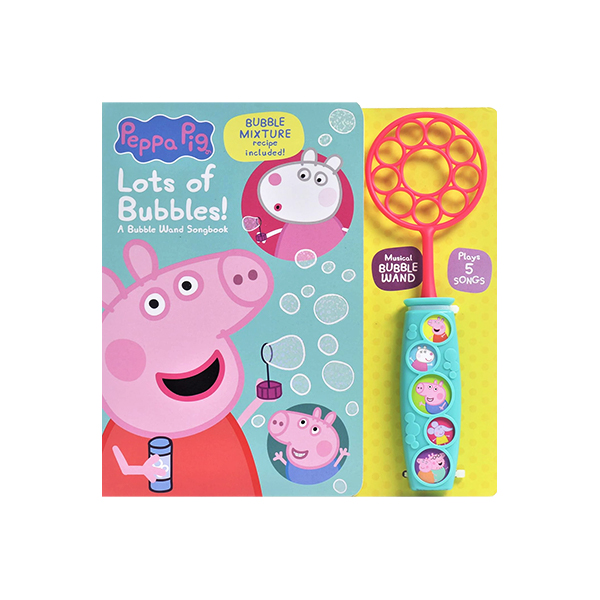 B급) Peppa Pig : Lots of Bubbles! - 보드북/사운드북