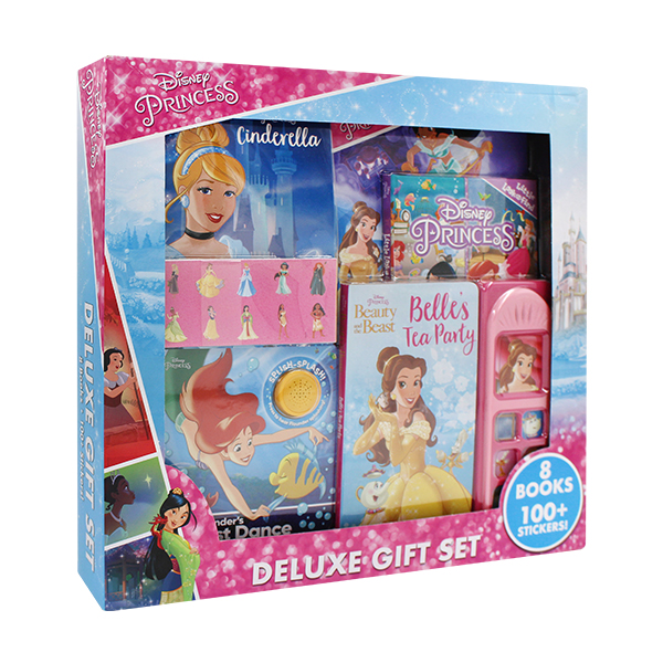 Disney Princess Deluxe Gift Set (8 Books/100+Stickers!)