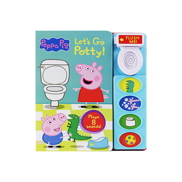 B급) Peppa Pig : Let’s Go Potty! - 보드북/사운드북