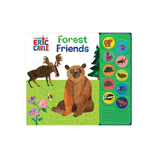 에릭 칼 World of Eric Carle: Forest Friends 10 Button Animal Sound Book - 사운드북/보드북