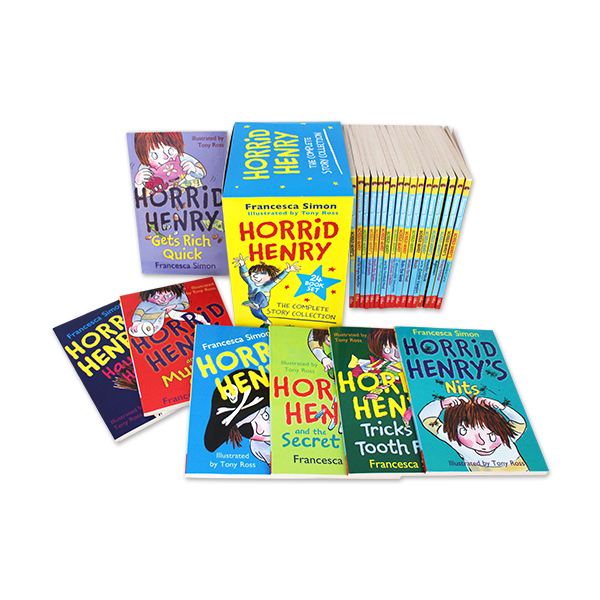 토니 로스 Horrid Henry The Complete Story Collection 24 Books Box Set - 챕터북