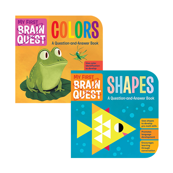 My First Brain Quest: 2 Book Set (Colors/Shapes) - 보드북