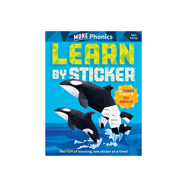 Learn by Sticker: More Phonics - 스티커북/페이퍼북