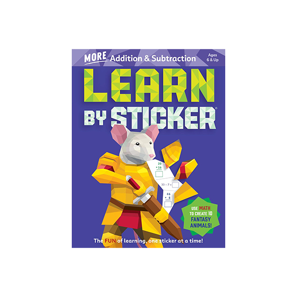 Learn by Sticker: More Addition & Subtraction - 스티커북/페이퍼북