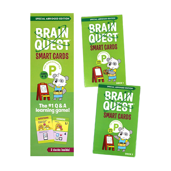 Brain Quest Smart Cards: Pre-Kindergarten (Special Abridged Edition)(Ages 4-5) - 플래시카드