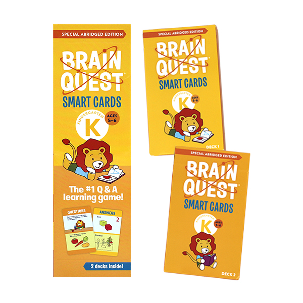 Brain Quest Smart Cards: Kindergarten (Special Abridged Edition)(Ages 5-6) - 플래시카드