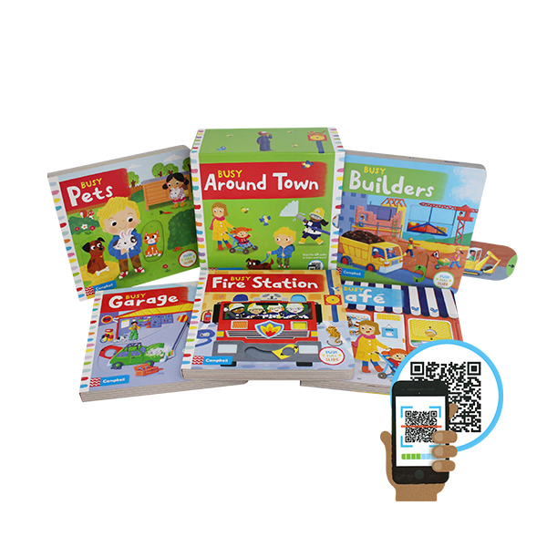 Busy Around Town 5권세트 (오디오 QR코드 포함) - 조작보드북