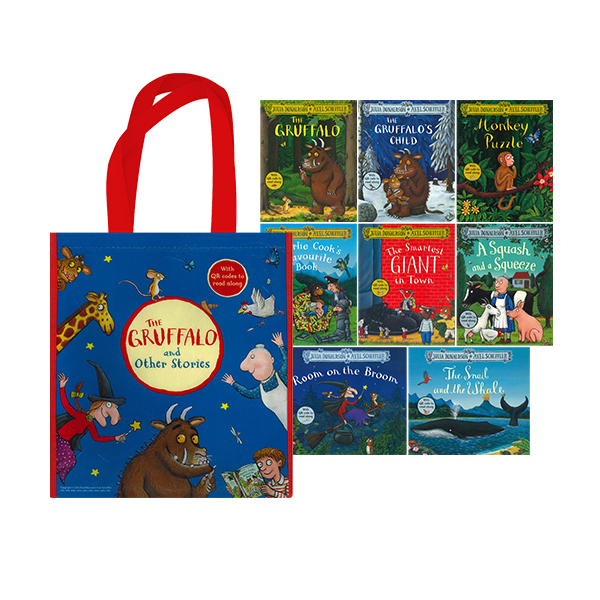 줄리아 도널드슨 The Gruffalo and Other Stories 8 Books Set (QR음원 포함) - 페이퍼북