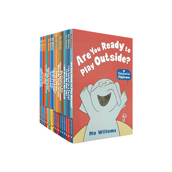 모 윌렘스 The Elephant & Piggie Collection 20 Books Set - 페이퍼북