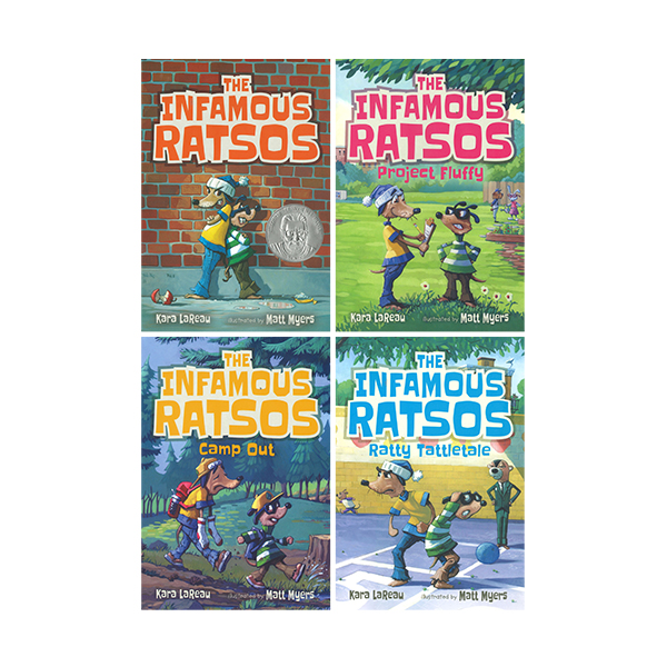 수상작 The Infamous Ratsos 4 Books Set - 챕터북/페이퍼북