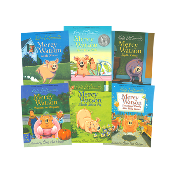 케이트 디카밀로 Mercy Watson 6 Books Set(수상작 포함) - 페이퍼북
