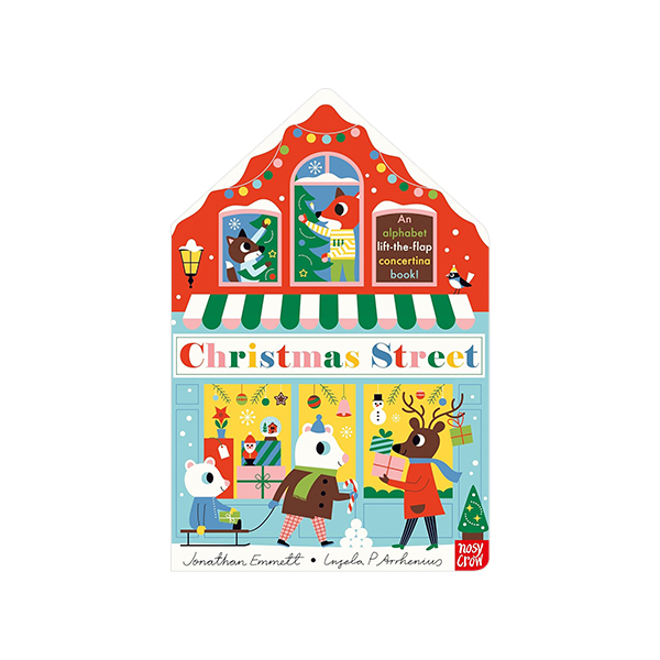[크리스마스 북쿠폰] Christmas Street (A Fold-Out, Lift-the-Flap ABC Book!) - 플랩북/하드커버북
