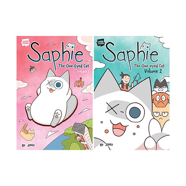 스콜라스틱 Saphie the One-Eyed Cat 2 Books set - 그래픽노블/페이퍼북