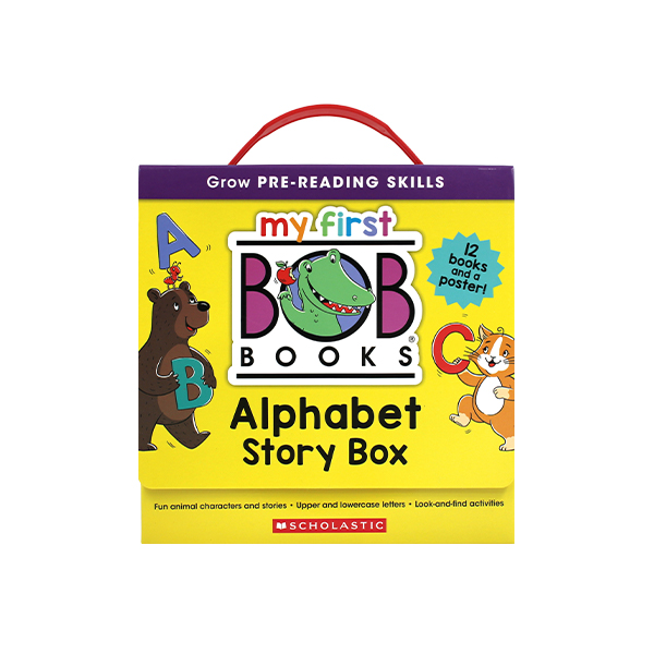 스콜라스틱 My First Bob Books: Alphabet Story Box (12 Books and a Poster!) - 페이퍼북