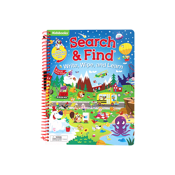 Search & Find : Write, Wipe, and Learn - 보드북