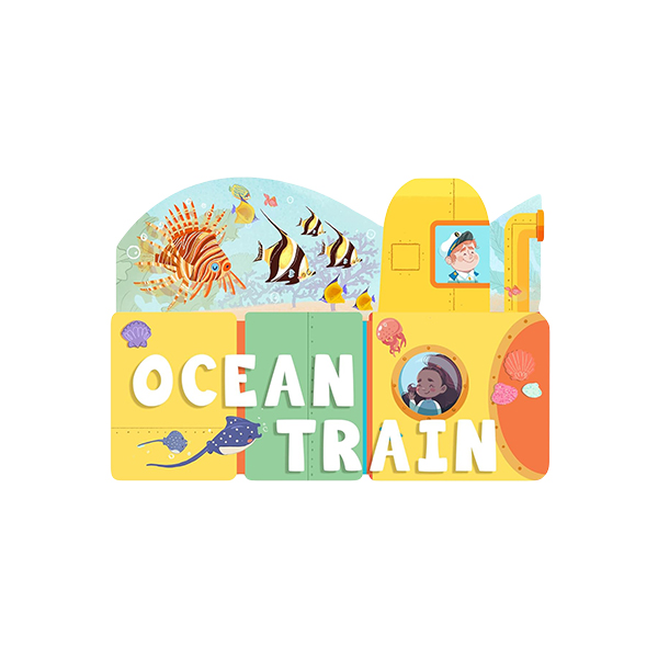 Ocean Train: An Activity Board Book - 보드북