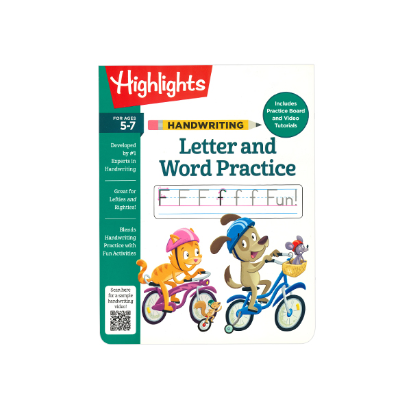 Hightlights Handwriting : Letter and Word Practice(튜토리얼 영상포함) - 페이퍼북
