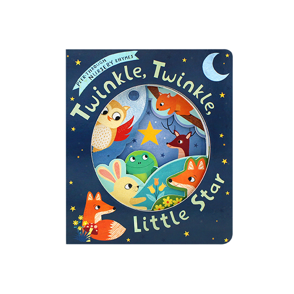 Twinkle, Twinkle, Little Star(Peek-Through Nursery Rhymes)  -  보드북