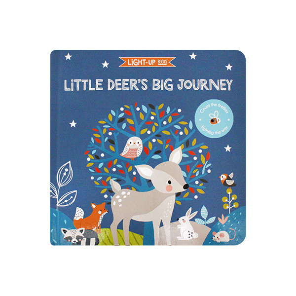 Light-Up Books : Little Deers Big Journey - 보드북