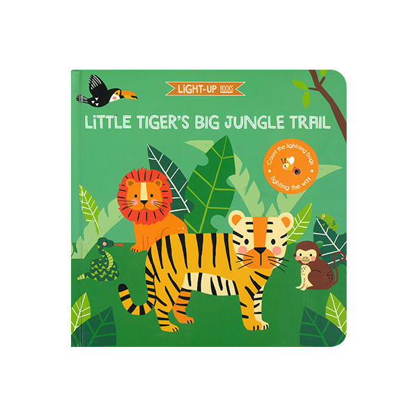 Light-Up Books : Little Tiger's Big Jungle Trail - 보드북