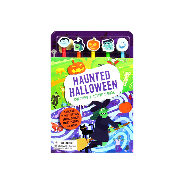 Haunted Halloween Coloring & Activity Book - 컬러링북/액티비티북