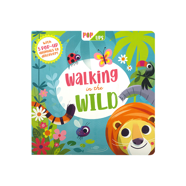 B급) Walking in the Wild (with 5 pop-up animals to discover!) - 팝업북/보드북