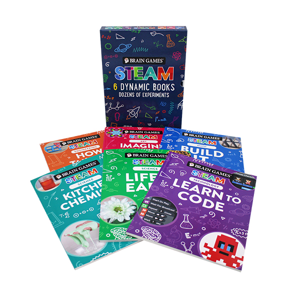 Steam 6 Dynamic Books(Dozens of Experiments) - 페이퍼북