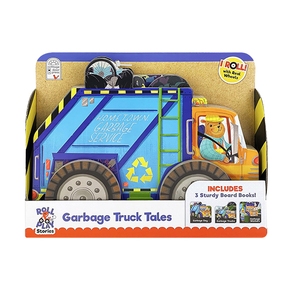 Garbage Truck Tales 3 Books(I ROLL! With Real Wheels) - 보드북