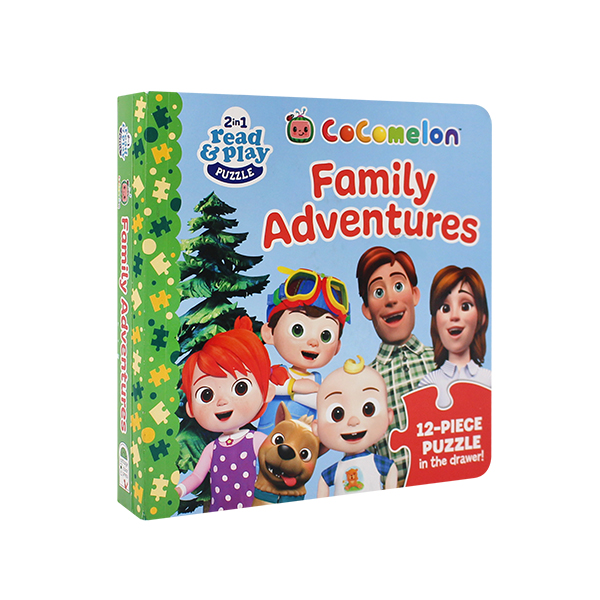 Cocomelon Family Adventures(2 in 1 Read & Play Puzzle) - 보드북