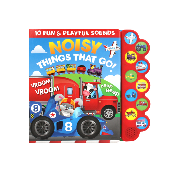 Noisy Things That Go!(10 Fun&Playful Sounds) - 사운드북/보드북