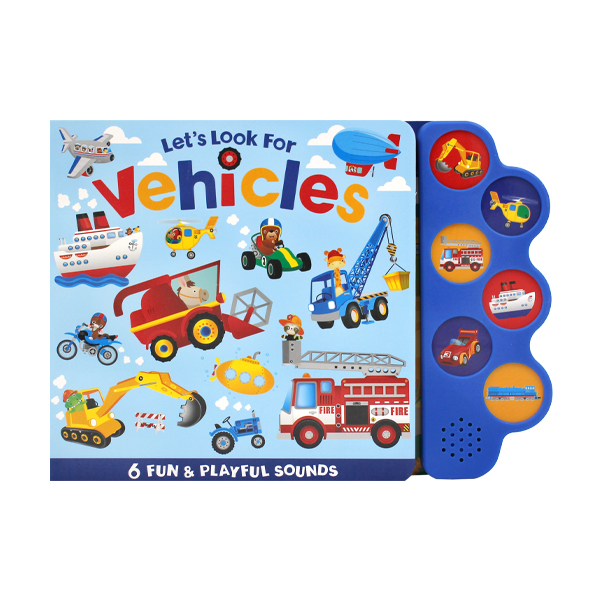 Let's Look For Vehicles(10 Fun&Playful Sounds) - 사운드북/보드북