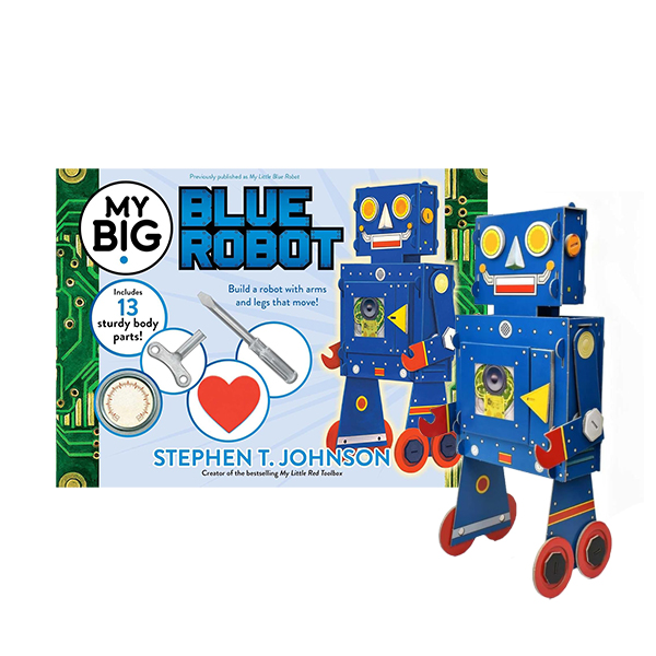 My Big Blue Robot (My Big Books) (Includes 13 sturdy body parts) - 팝아웃북/보드북