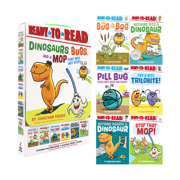 Ready to Read : Dinosaurs, Bugs, and a Mop That Will Not Stop 6 Books Set - 페이퍼북