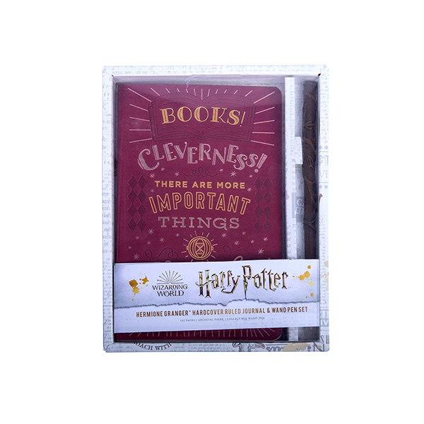 Harry Potter: Hermione Granger Hardcover Ruled Journal & Wand Pen Set - 하드커버
