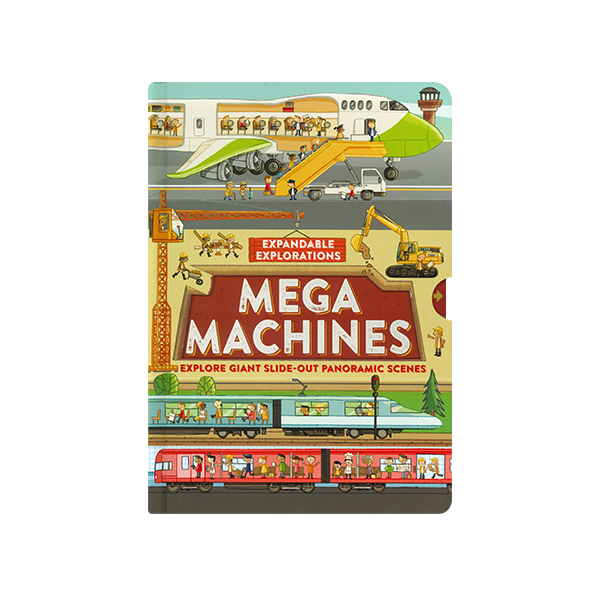 [솔드아웃] Mega Machines : Explore Giant Slide-Out Panoramic Scenes - 하드커버북