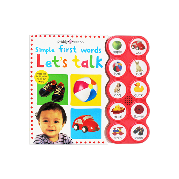 Priddy Books Simple First Words Let's Talk - 사운드북