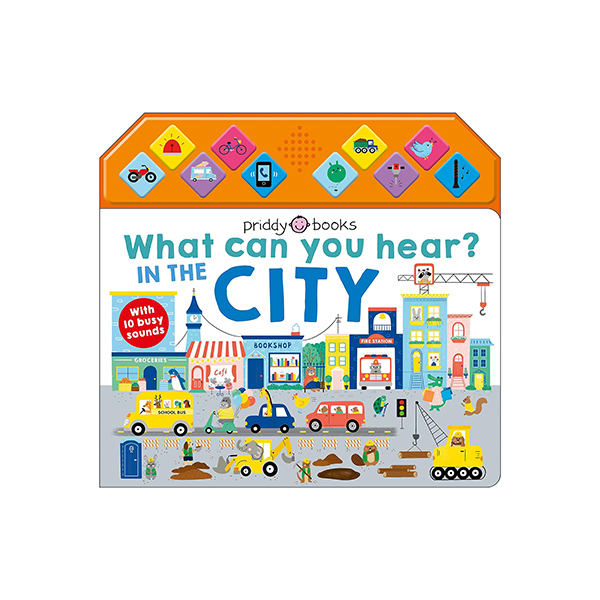 What Can You Hear?: City - 보드북/ 사운드북