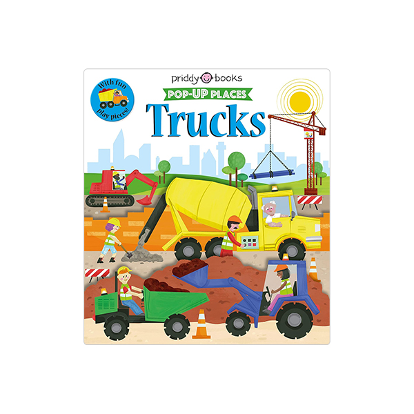 Trucks Pop-Up Places (With fun play pieces!)(Priddy Books) - 팝업북/보드북
