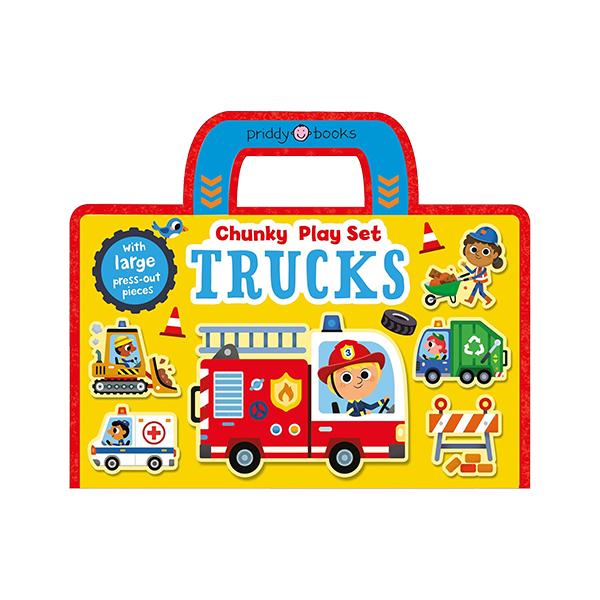 Chunky Play Set: Trucks (With large press-out pieces)(Priddy Books) - 보드북