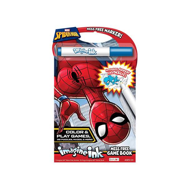 Marvel Spider-Man Imagine Ink : Mess Free Marker! - 컬러링북/페이퍼북