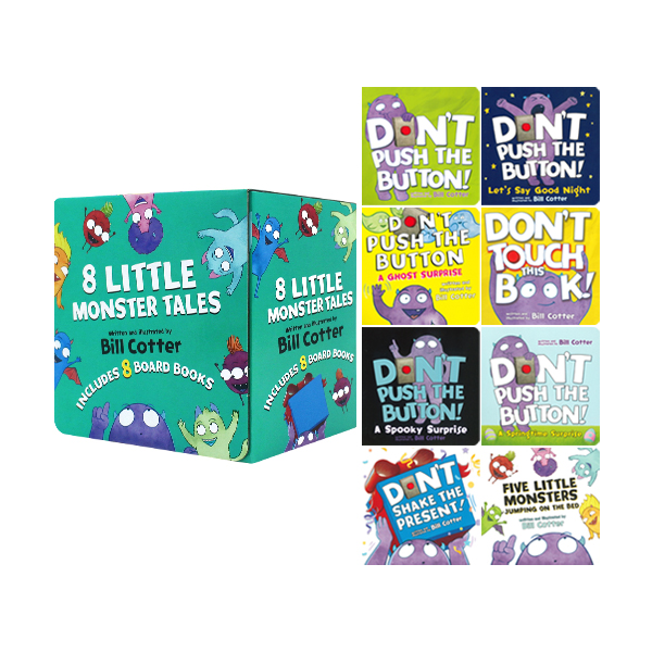 8 Little Monster Tales Includes 8 Board Books - 보드북