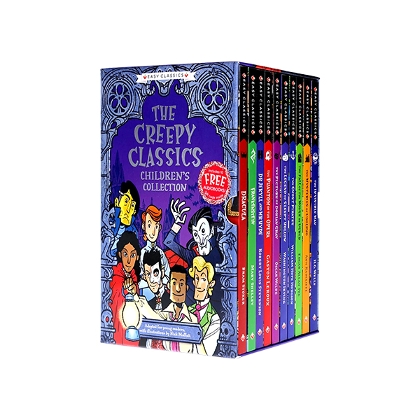 The Creepy Classics Children's Collection 10 BookS Set (QR 음원 포함) - 챕터북/페이퍼북