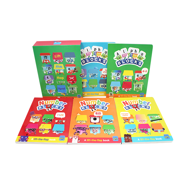 Numberblocks and Alphablocks Lift-the-Flap 5-Book Box Set- 보드북