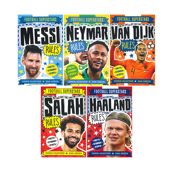 Football Superstars 5 Books Set - 챕터북/페이퍼북