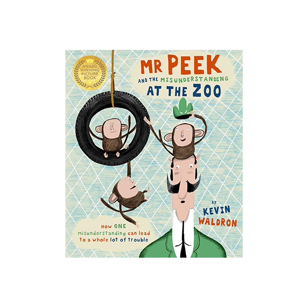 수상작 Mr Peek and the Misunderstanding at the Zoo - 페이퍼북