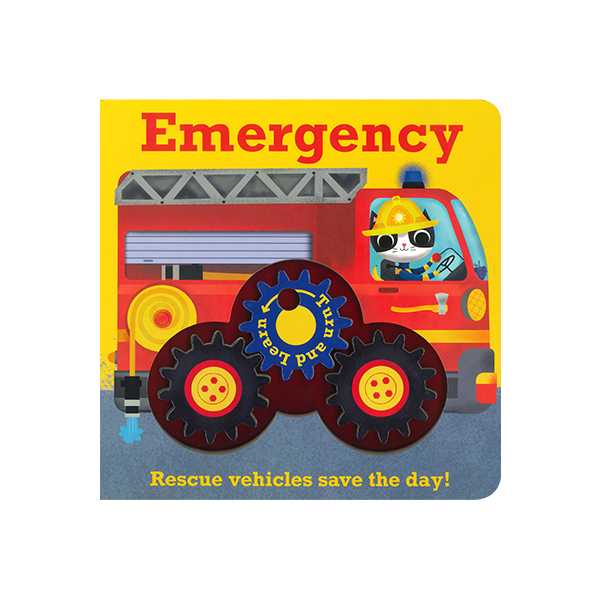 Turn and Learn : Emergency (Rescue vehicles save the day!) - 조작보드북