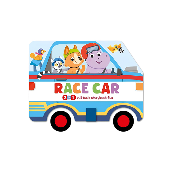 Race Car (2 In 1 Pull-Back Storybook Fun) - 보드북