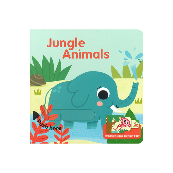 Push & Pull: Jungle Animals - 조작보드북