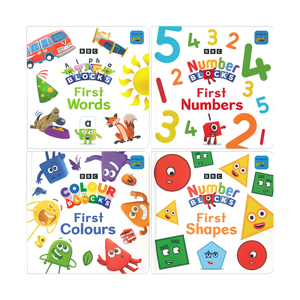 BBC Blocks Series First Collection 4 Books Set - 보드북